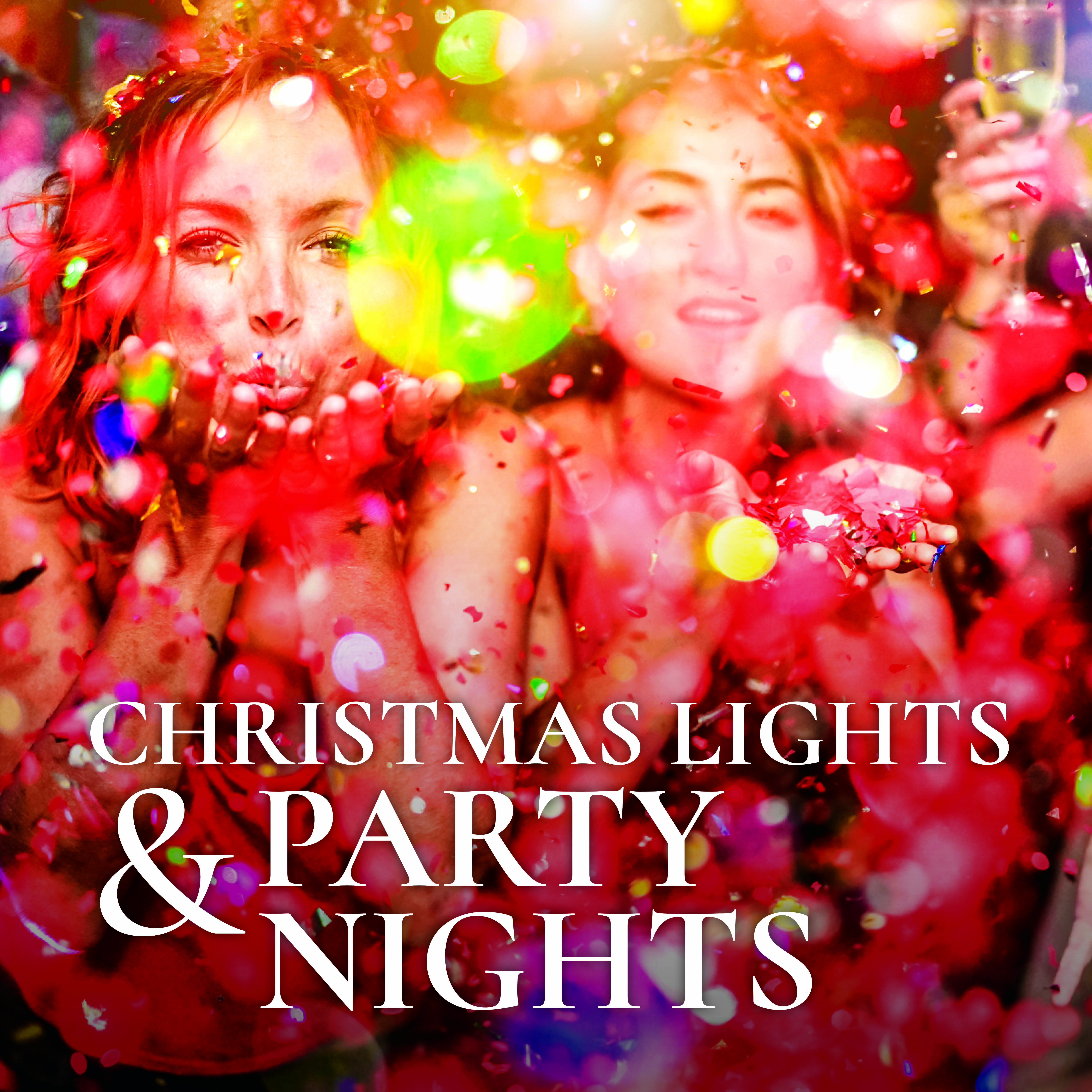 People dancing and enjoying a Christmas party