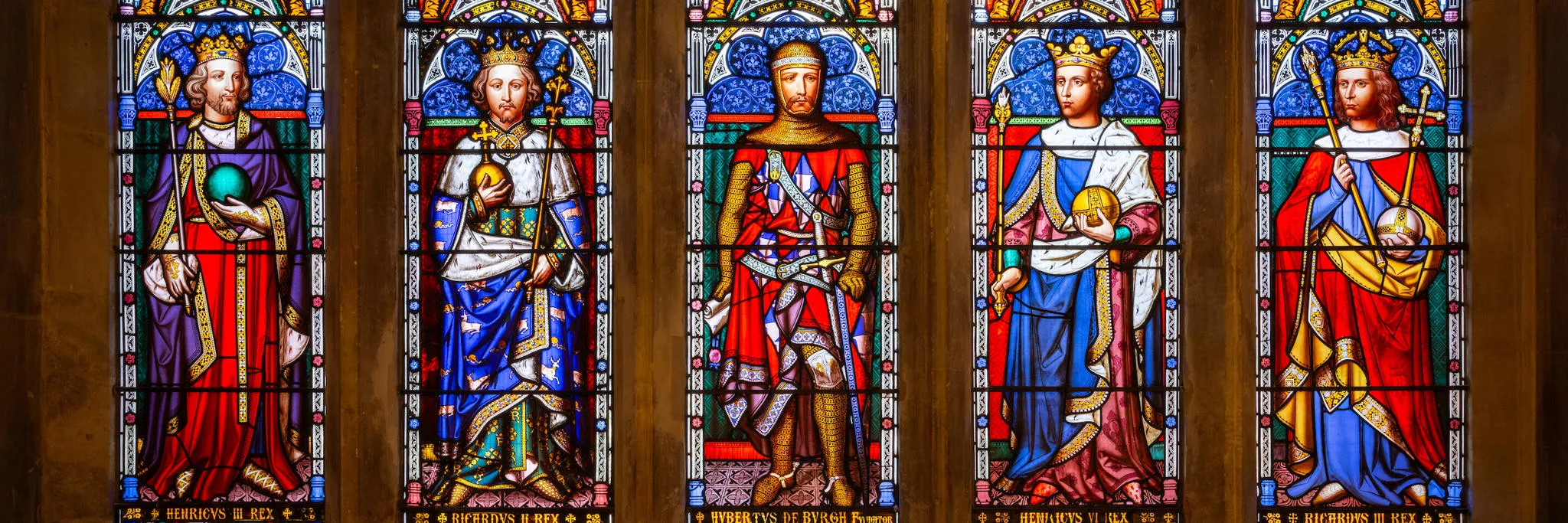 council chamber window inside Maison Dieu