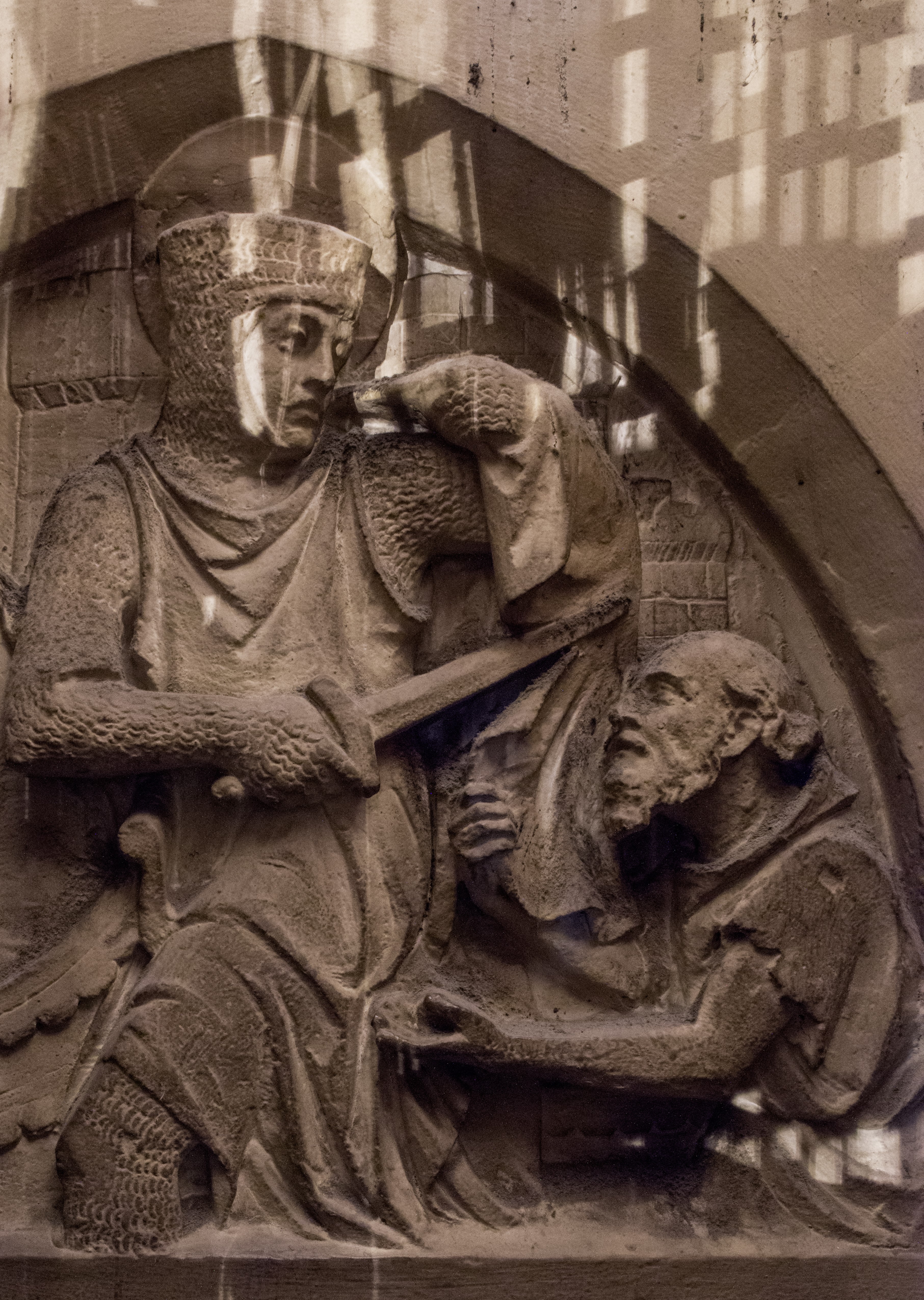 A hidden carving