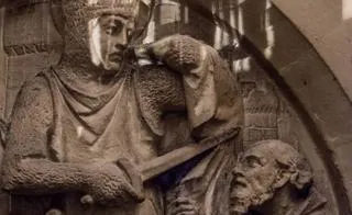 A hidden carving