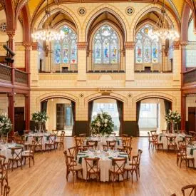 Maison Dieu Connaught Hall set up for event