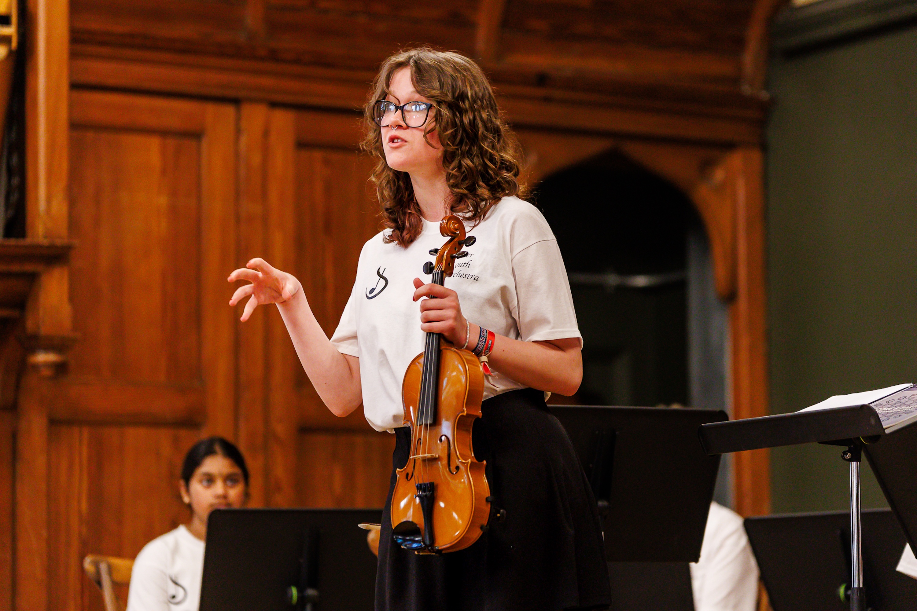 Musician in the Connaught Hall
