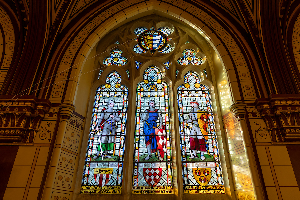 Stained-glass Constables of Dover Castle 